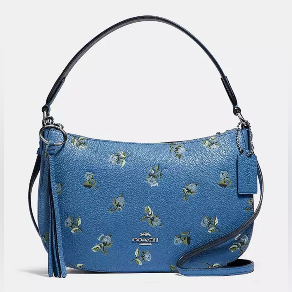 RARE NWT & dust bag Coach Sutton Crossbody With Floral Print